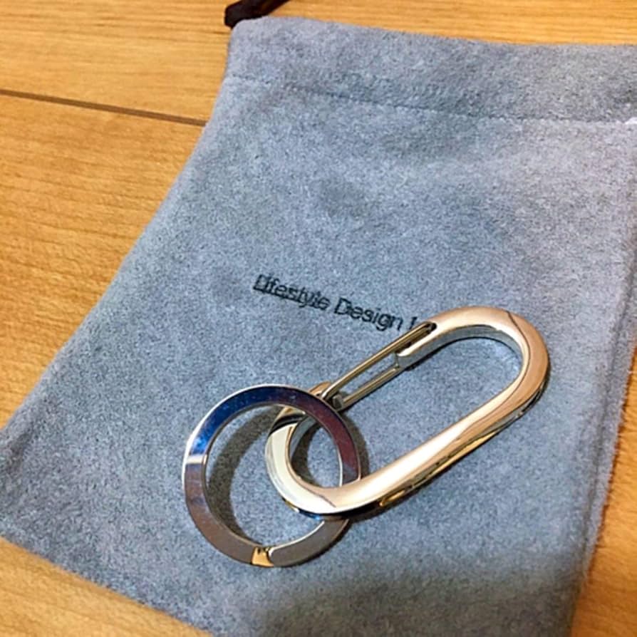 Amazon.co.jp: シルバー925製 カラビナ キーリング キーフック